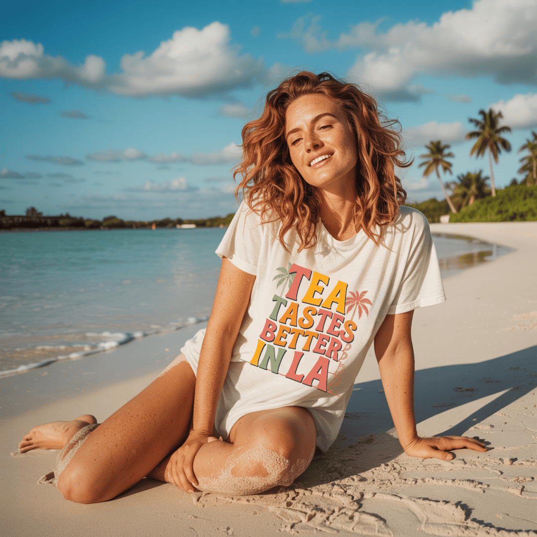 Retro Tea Tastes Better In LA T-Shirt T-Shirt