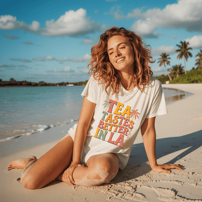 Retro Tea Tastes Better In LA T-Shirt T-Shirt