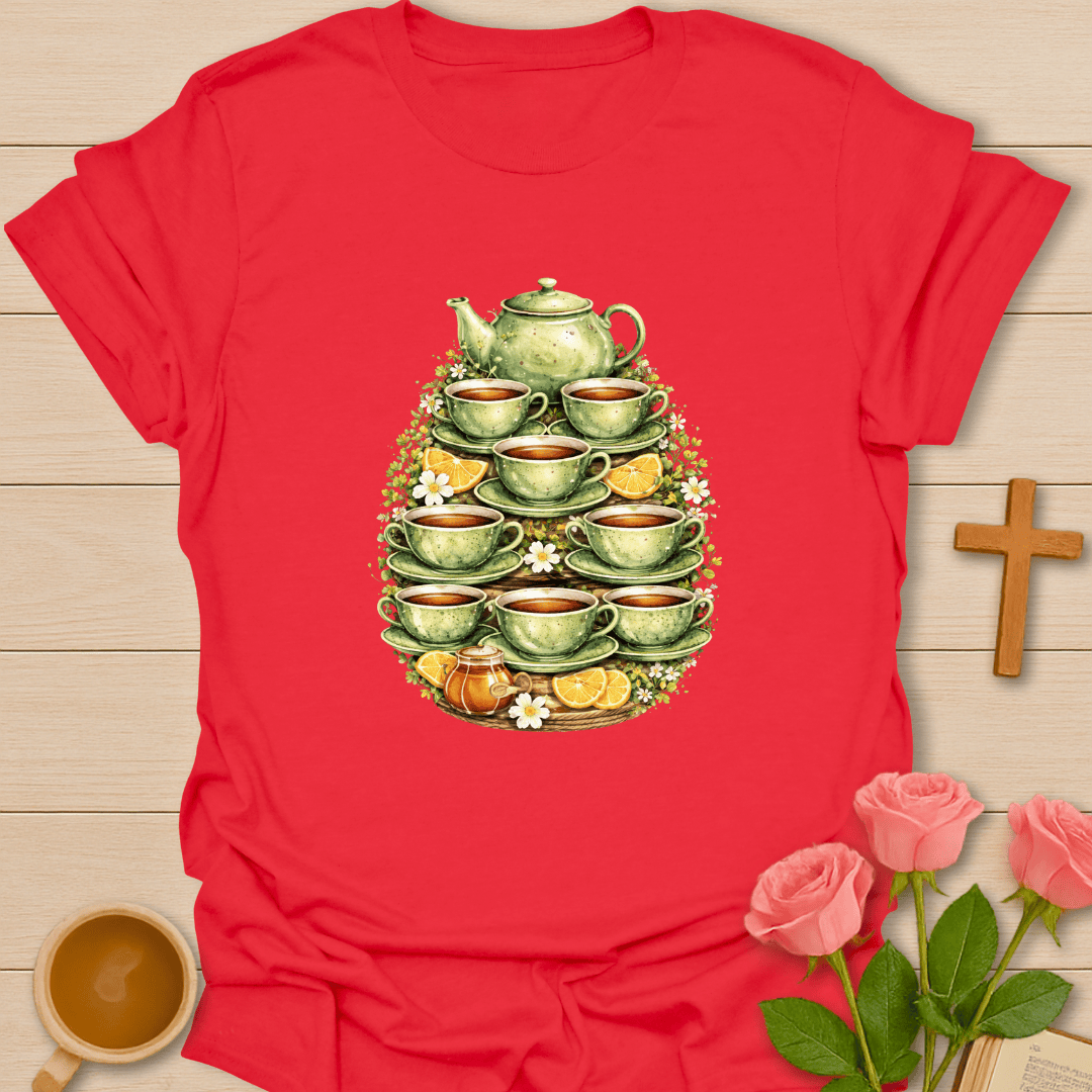 Tea Lover Easter Egg T-Shirt