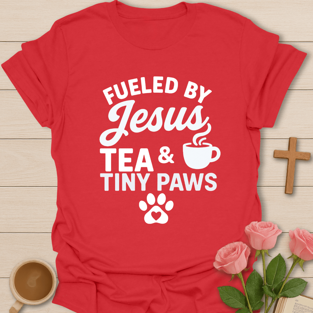 Jesus Tea & Tiny Paws T-Shirt T-Shirt