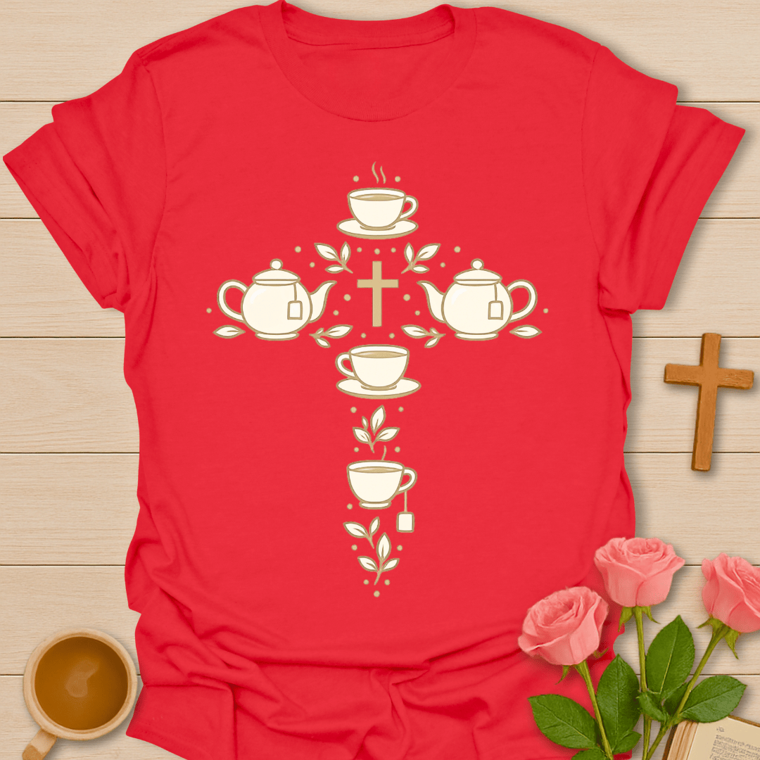 Christian Tea Cross T-Shirt