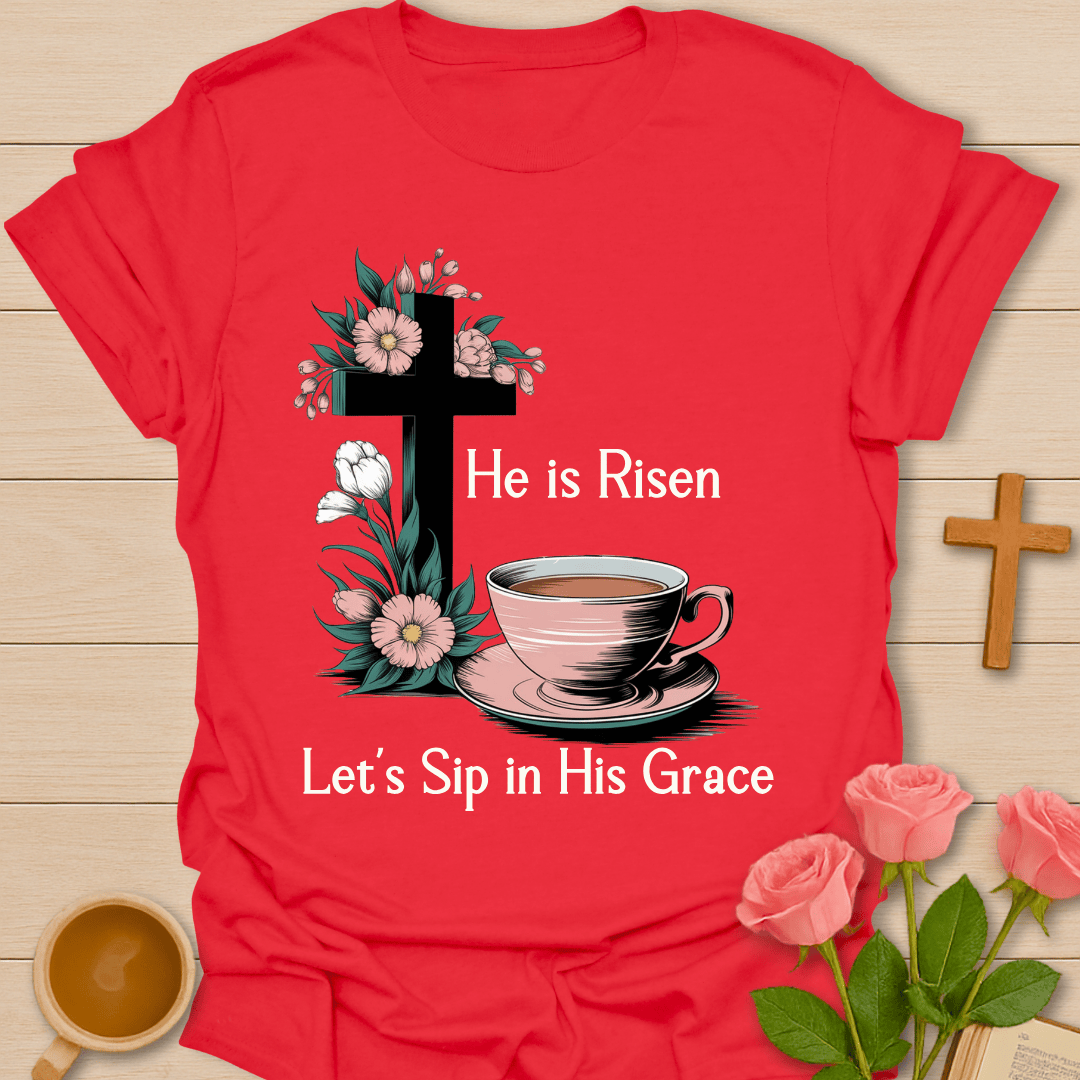 Grace & Tea Cross T-Shirt T-Shirt
