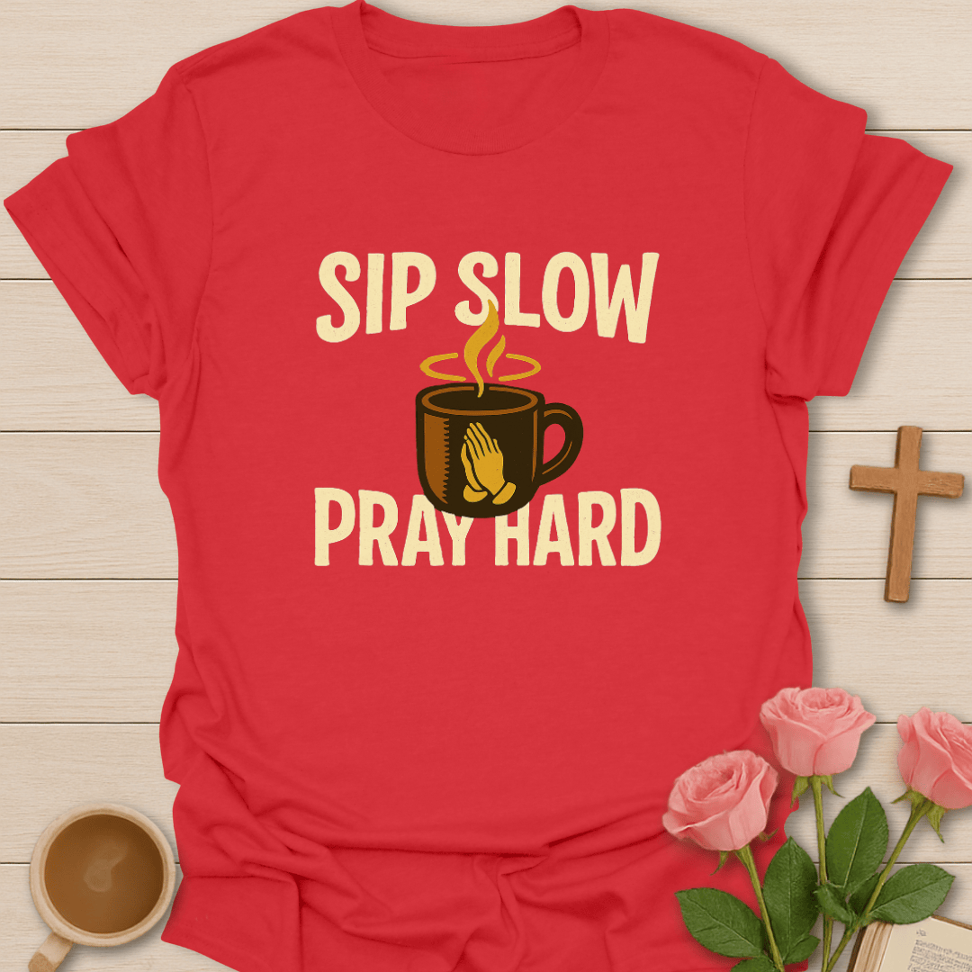 Sip Slow Pray Hard T-Shirt