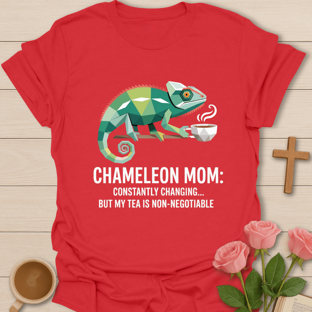 Chameleon Mom Tea T-Shirt T-Shirt