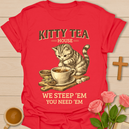 Kitty Tea House T-Shirt T-Shirt