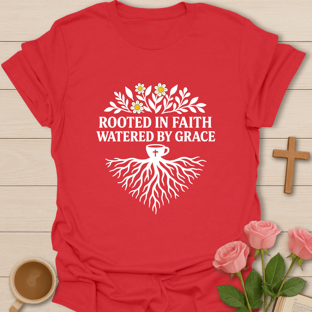 Daisy Rooted In Faith T-Shirt T-Shirt
