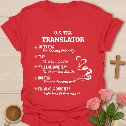US Tea Translator T-Shirt