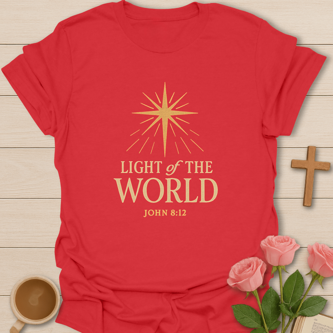 Light Of The World Christmas T-Shirt T-Shirt