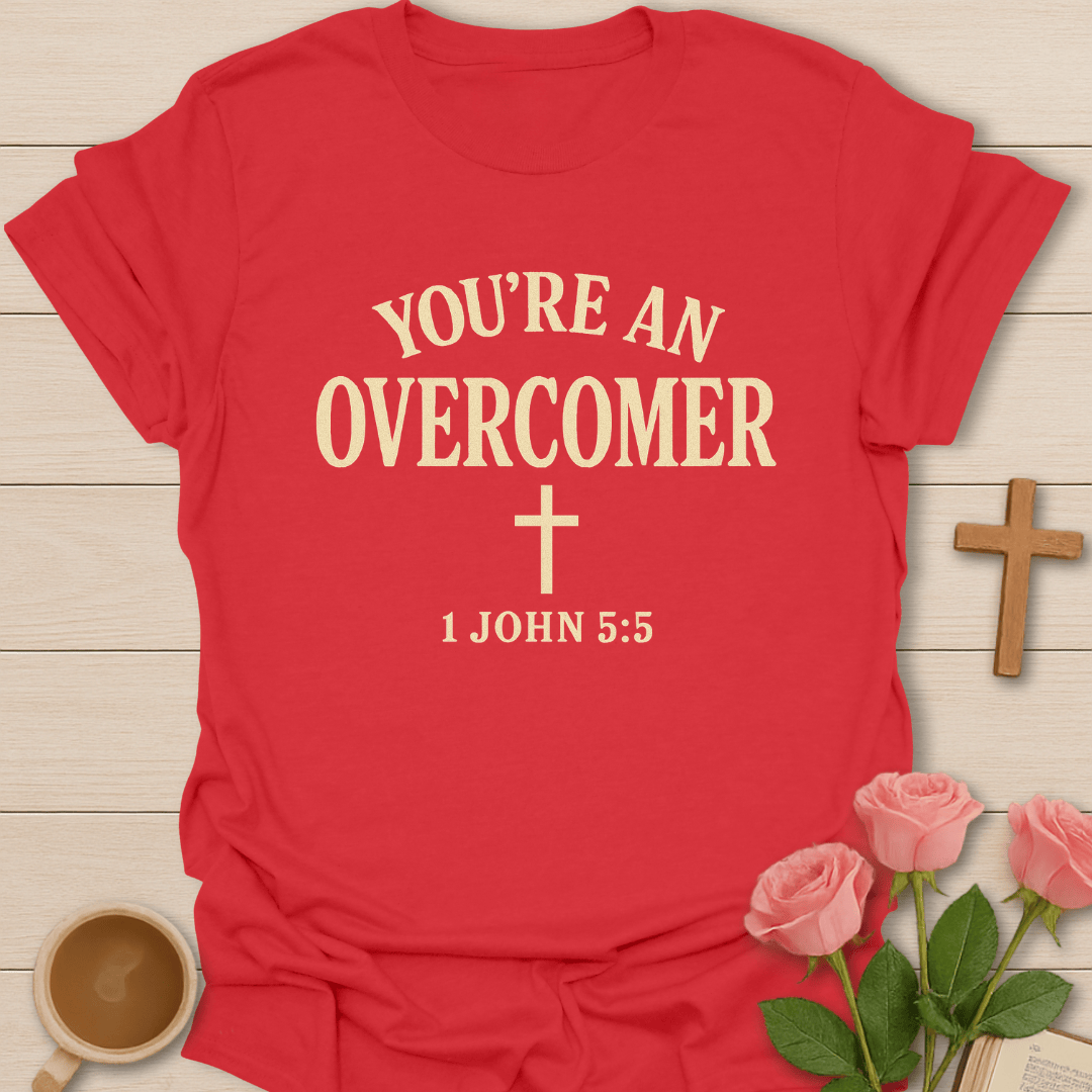 You're An Overcomer T-Shirt - Kozzy Co Red / S