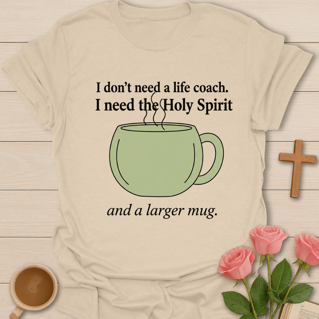 Holy Spirit & A Larger Mug T-Shirt