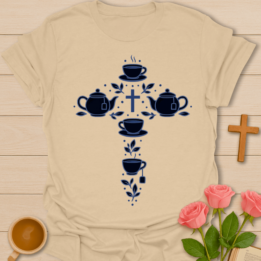 Christian Tea Cross T-Shirt