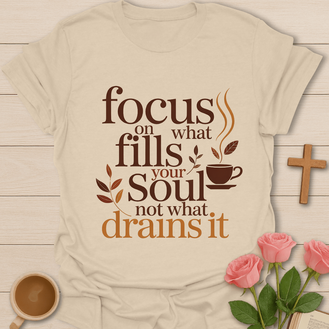 Faith Fills Soul Tea T-Shirt T-Shirt