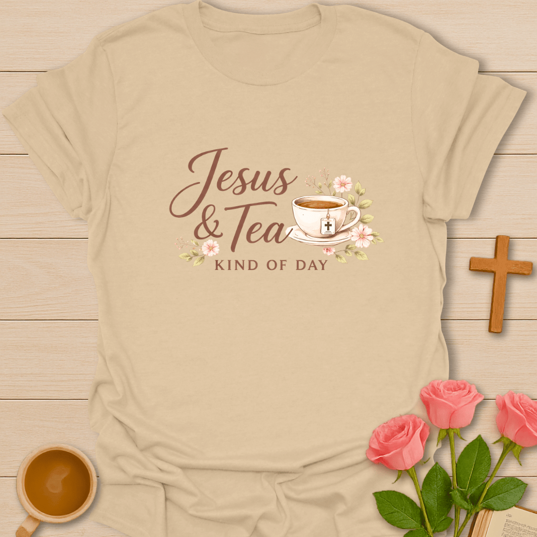 Jesus & Tea Cozy Day T-Shirt T-Shirt