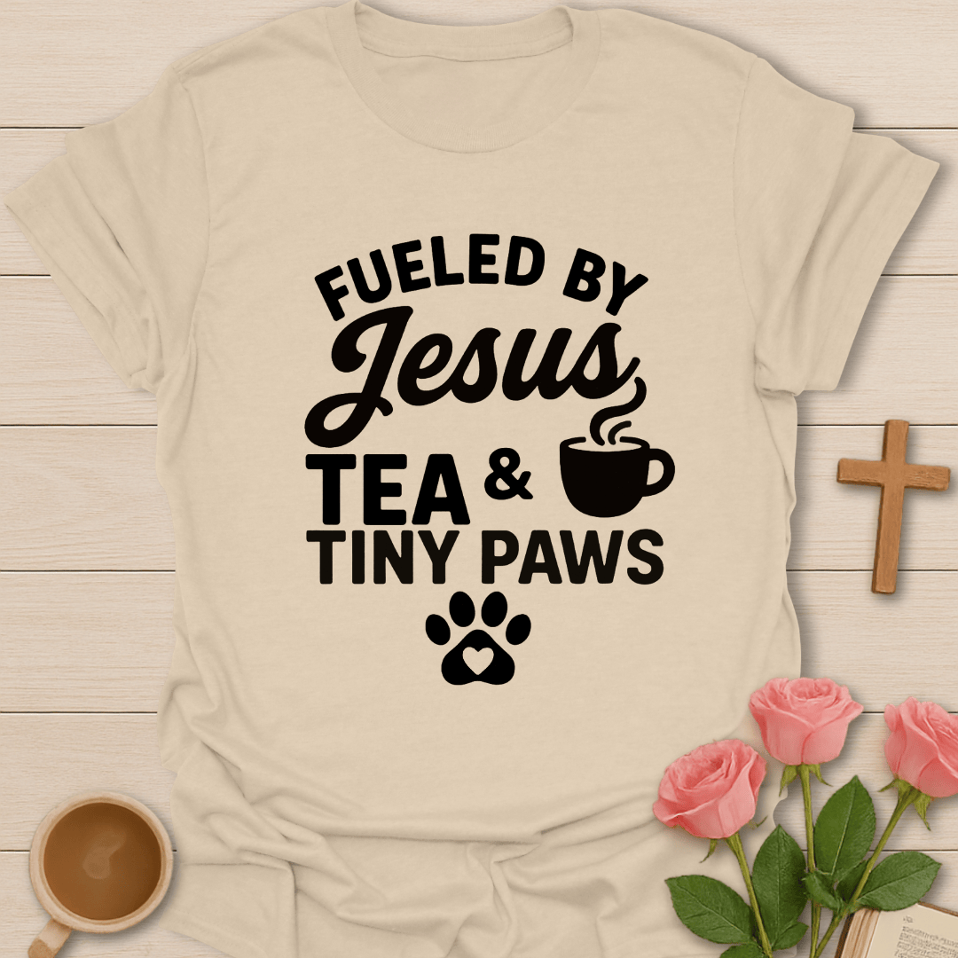 Jesus Tea & Tiny Paws T-Shirt T-Shirt