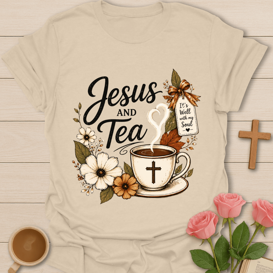 Jesus and Tea Blessings T-Shirt