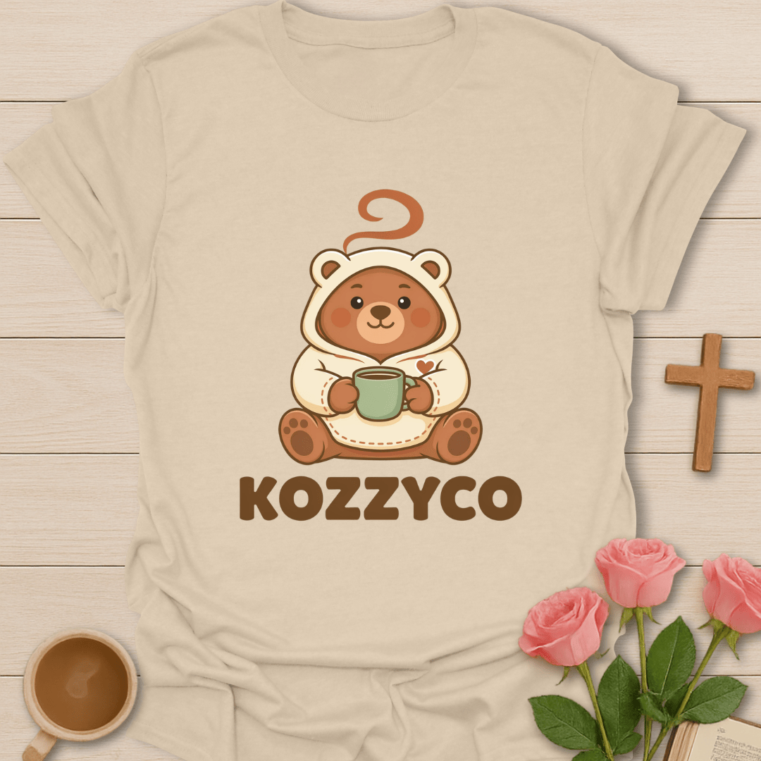 KozzyCo Tea Bear T-Shirt KozzyCo Christian and tea lover design