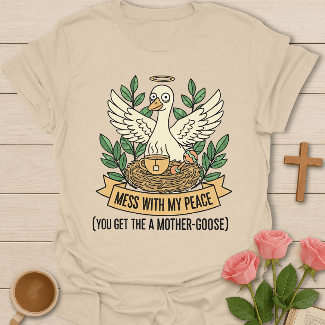 Mother Goose Peace Tea T-Shirt T-Shirt