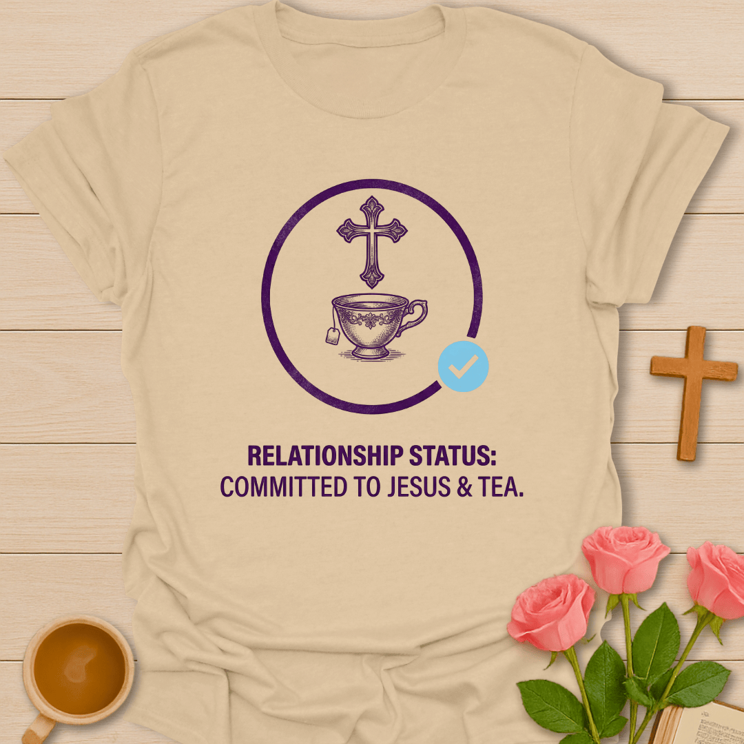 Committed To Jesus & Tea T-Shirt T-Shirt
