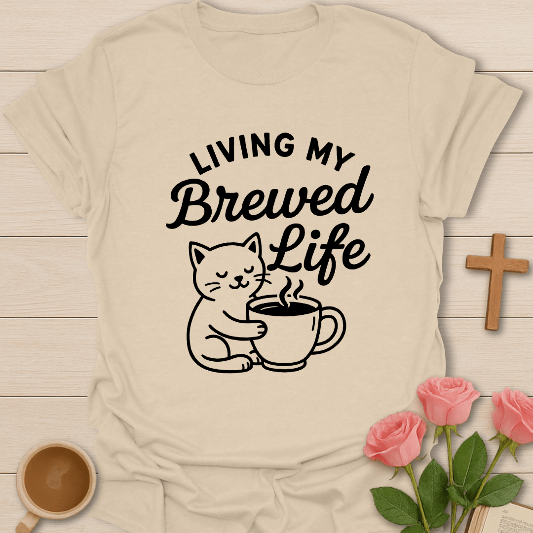 Cat Brewing My Best Life  T-Shirt