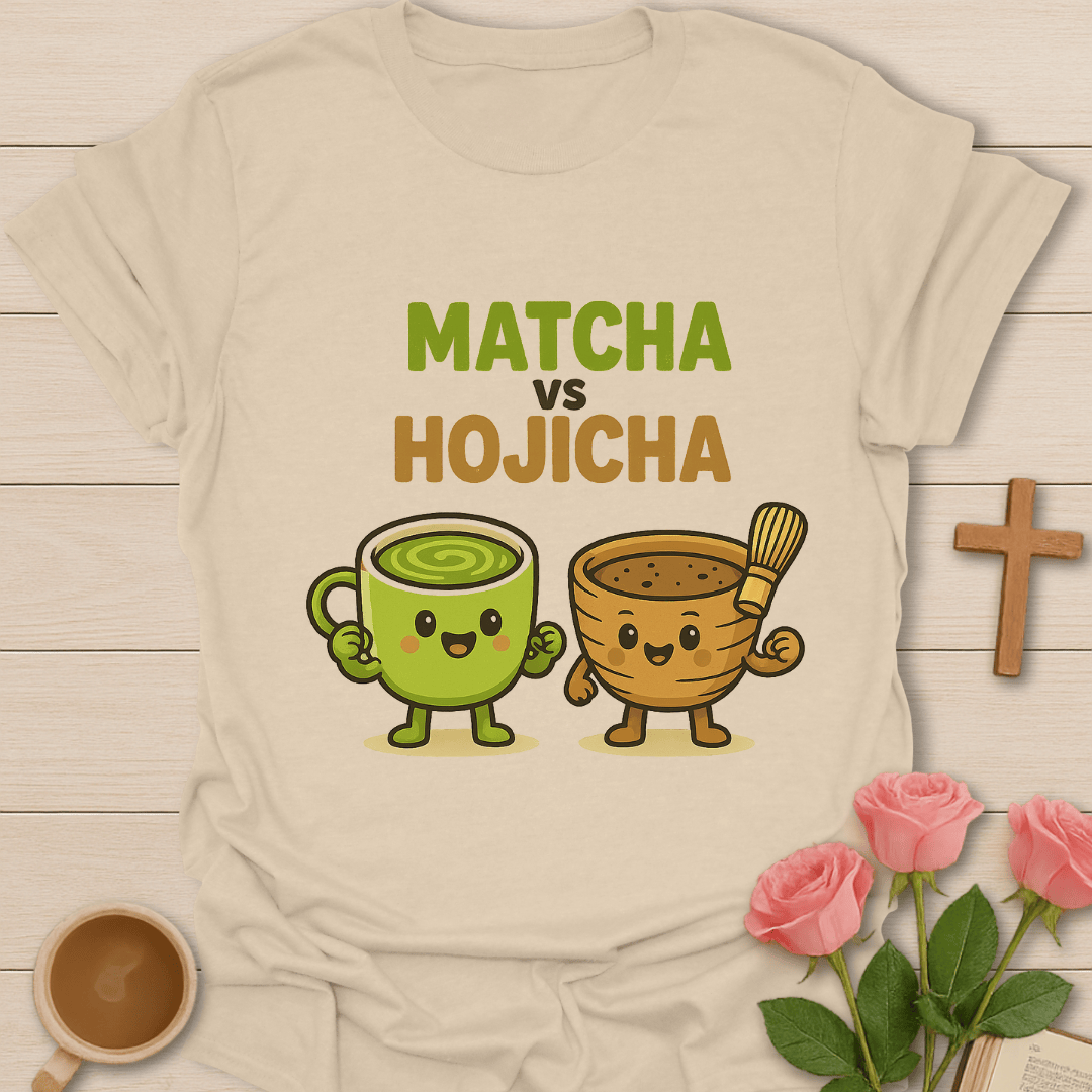 Matcha Vs Hojicha T-Shirt T-Shirt