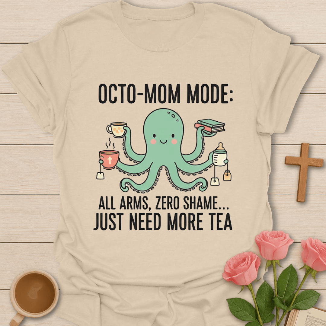 Octo-Mom Tea T-Shirt T-Shirt