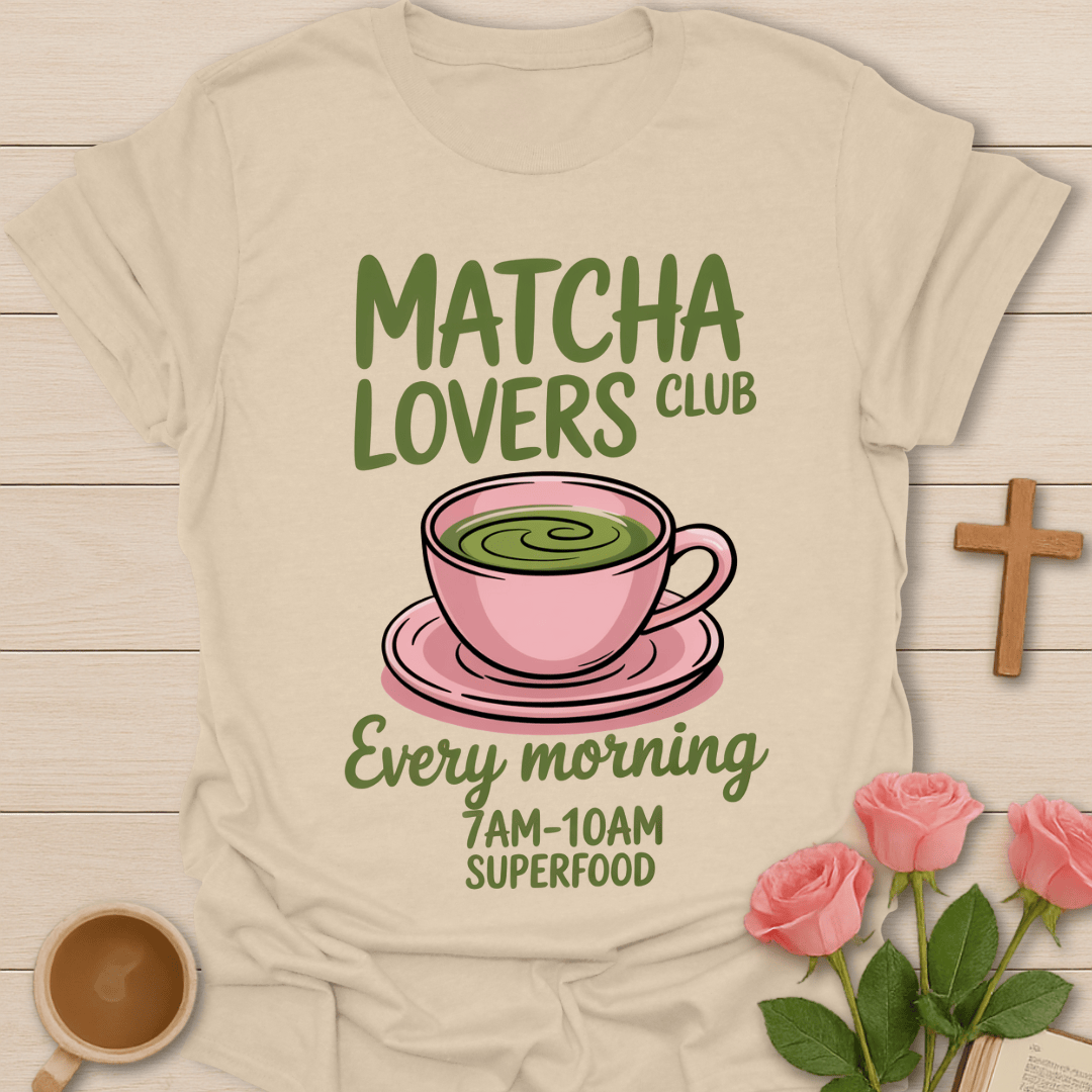 Matcha Lovers Club T-Shirt T-Shirt