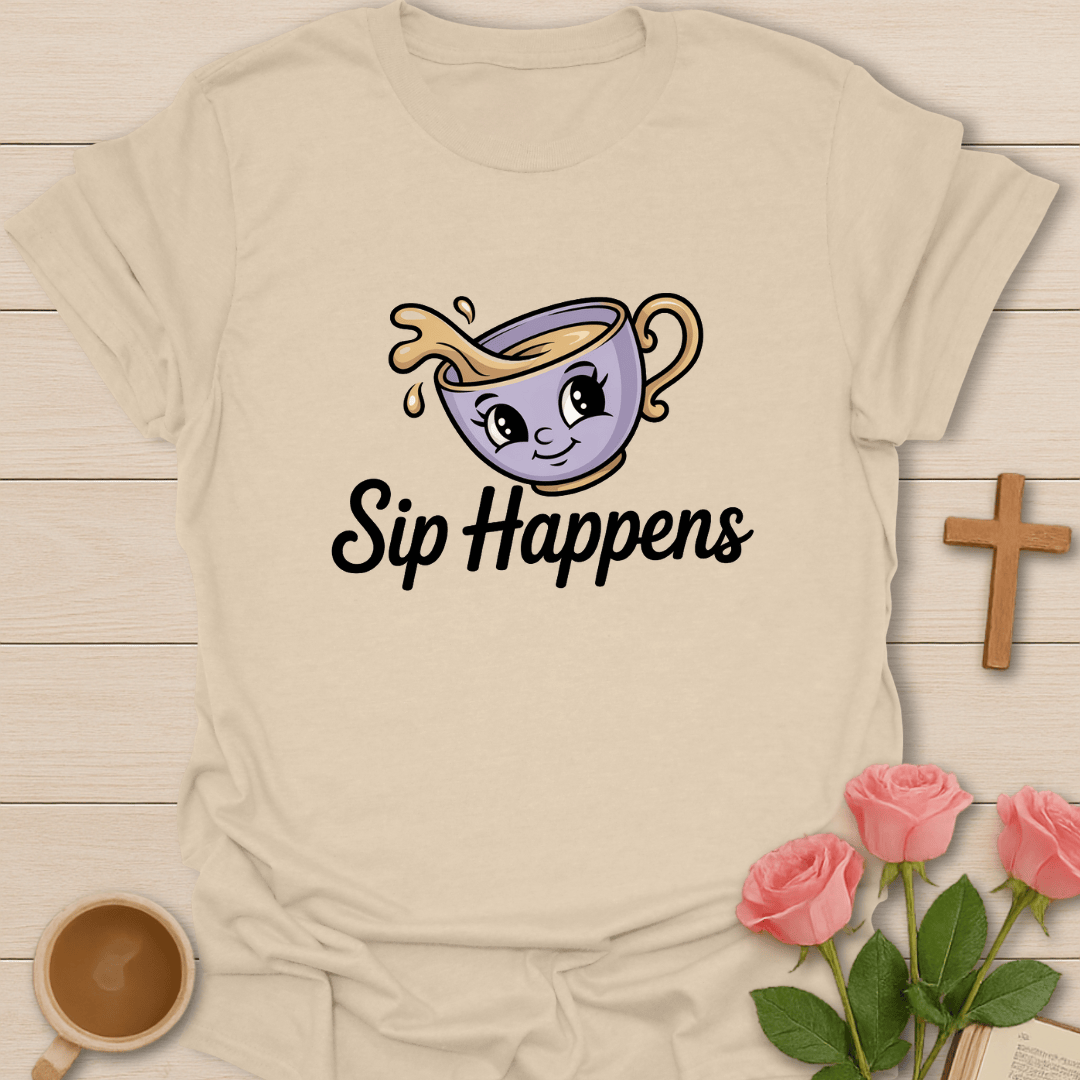 Sips Happens T-Shirt T-Shirt