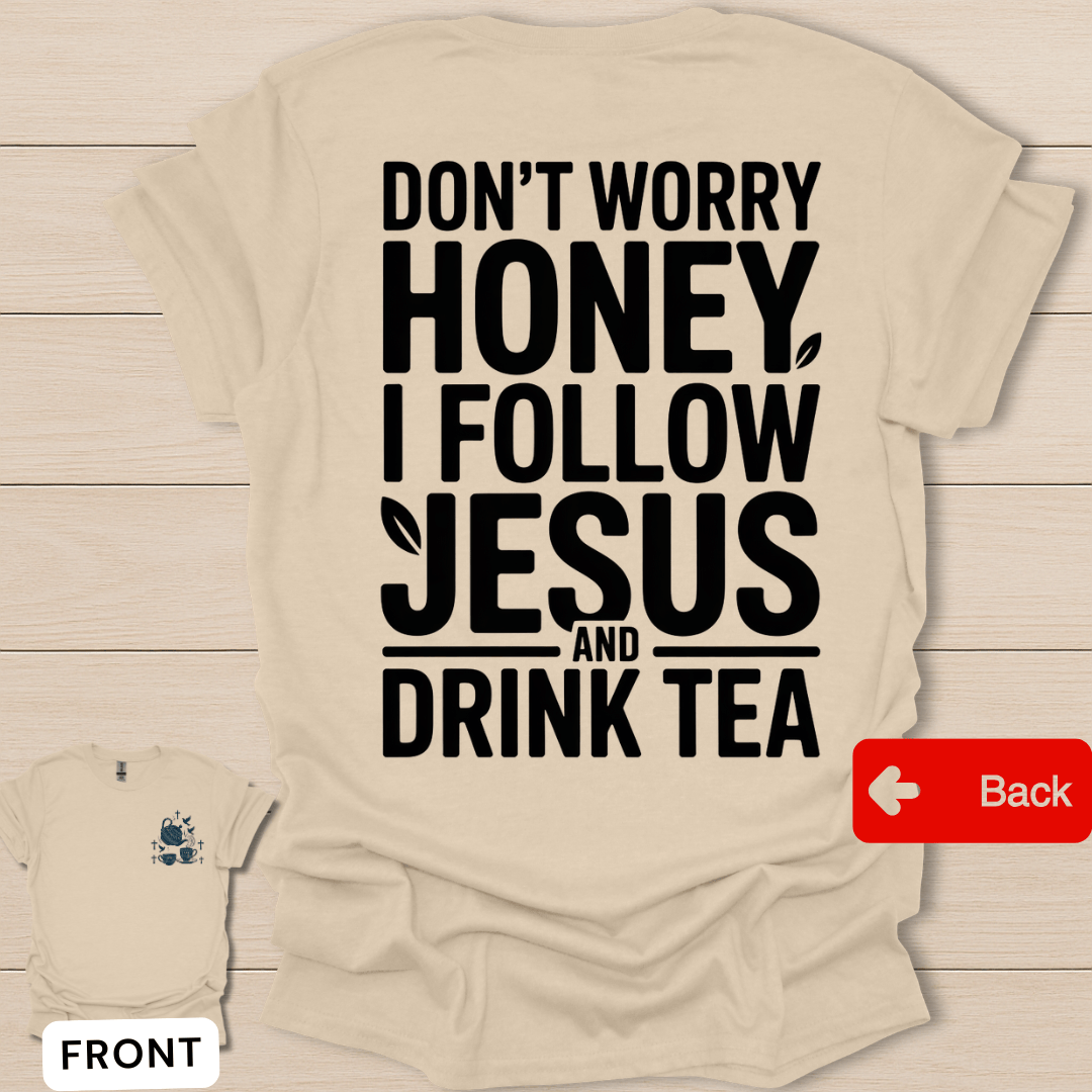 Jesus & Tea Calm Mind T-Shirt - Back T-Shirt