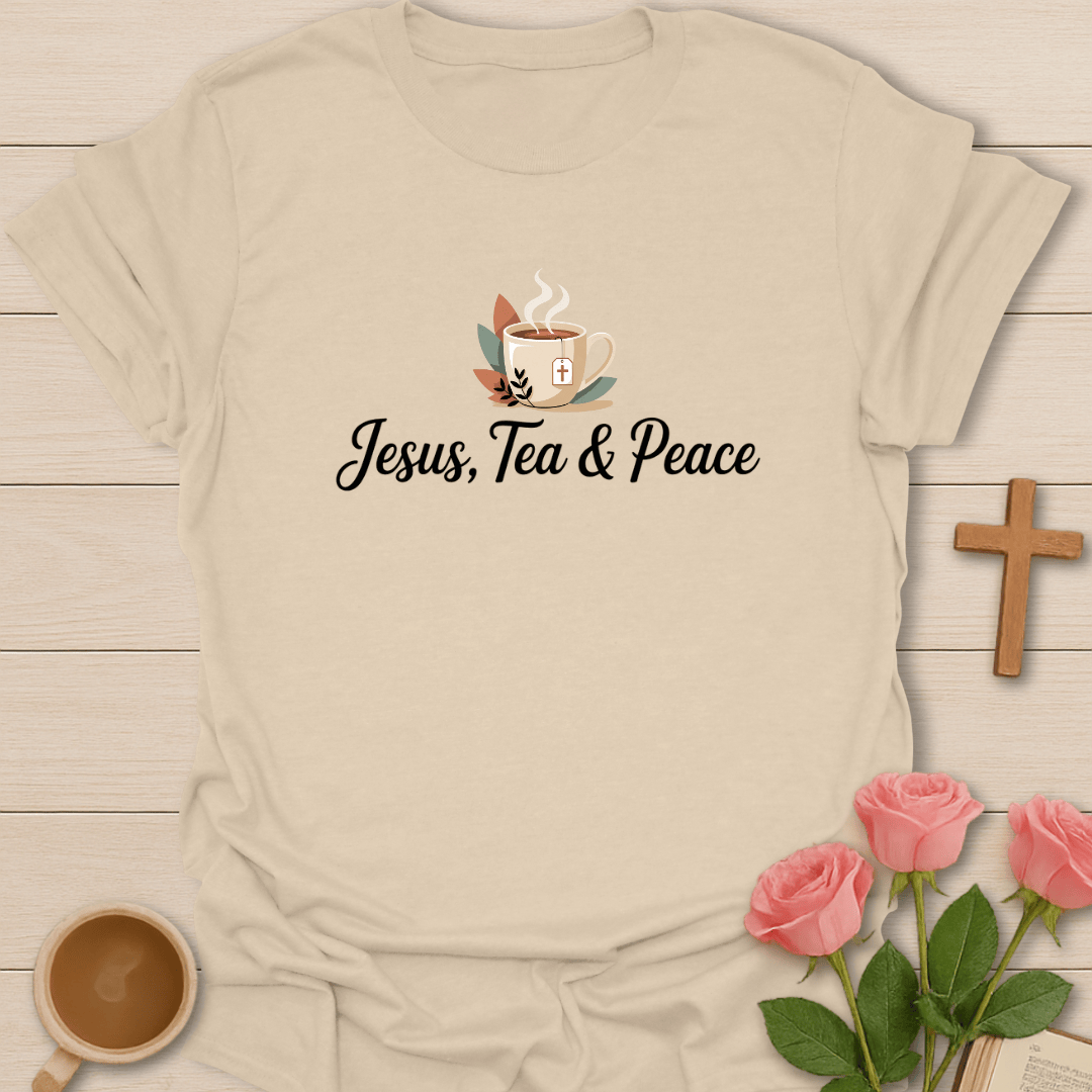 Jesus Tea & Peace T-Shirt T-Shirt