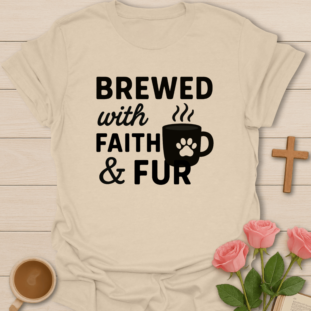 Brewed Fur & Faith T-Shirt