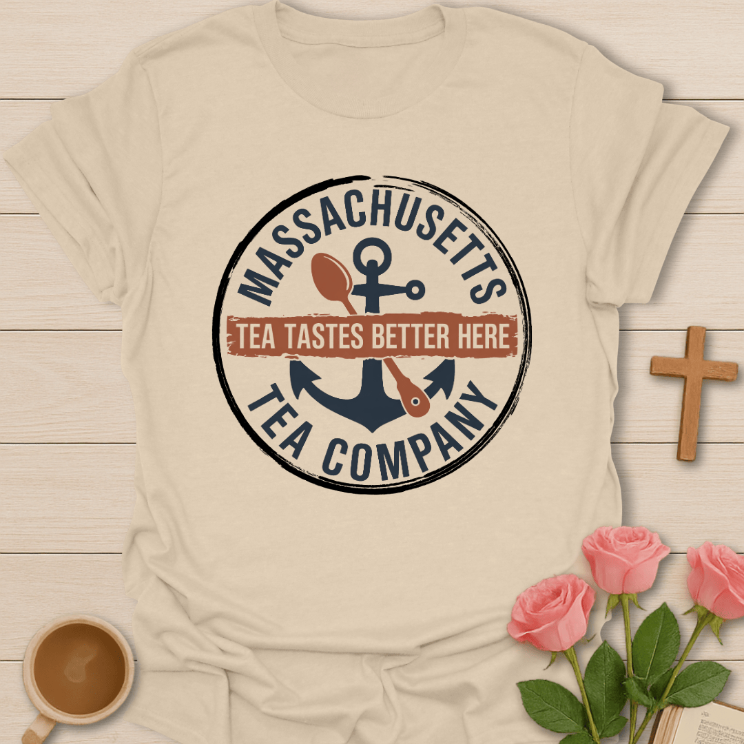 Vintage Massachusetts Tea T-Shirt T-Shirt