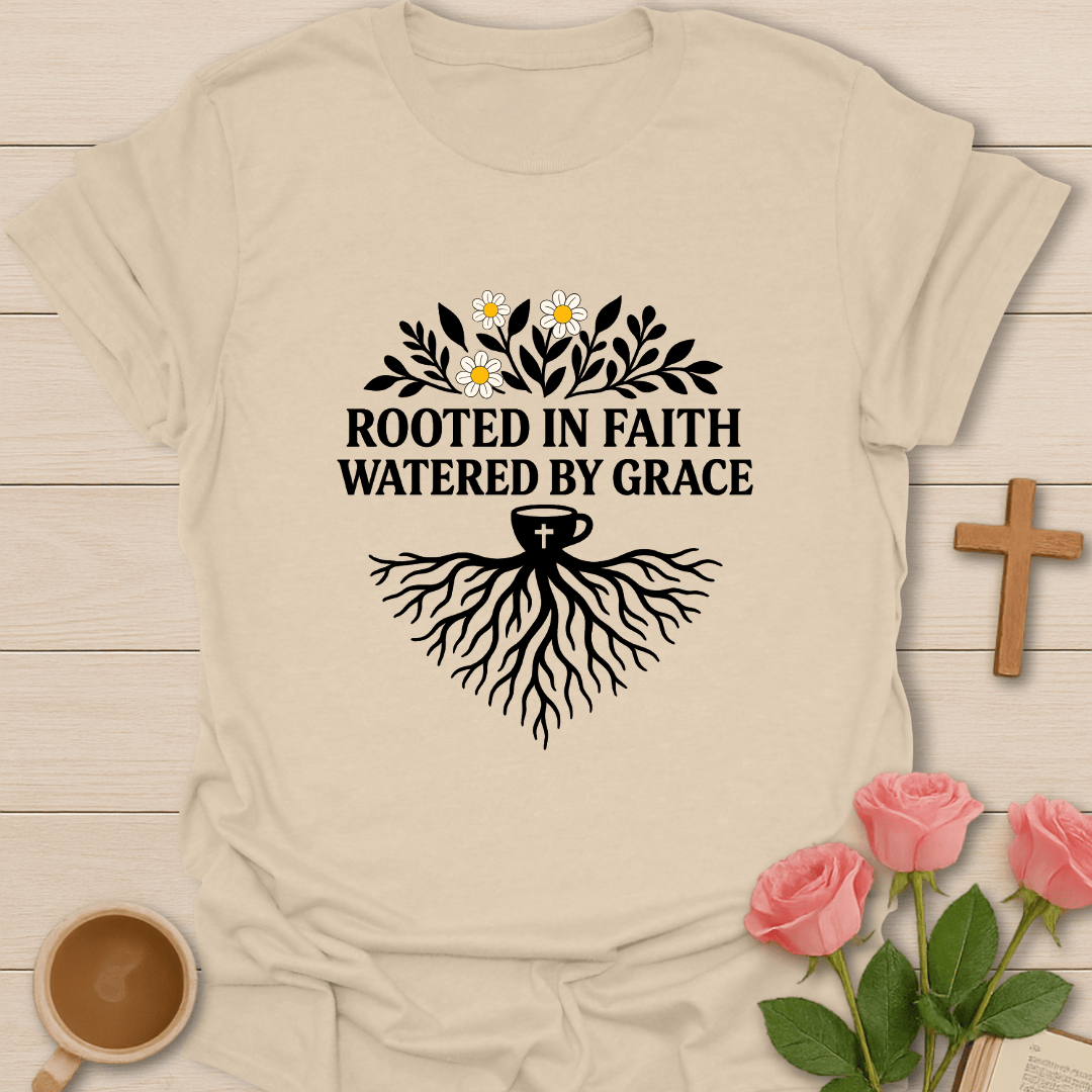 Daisy Rooted In Faith T-Shirt T-Shirt