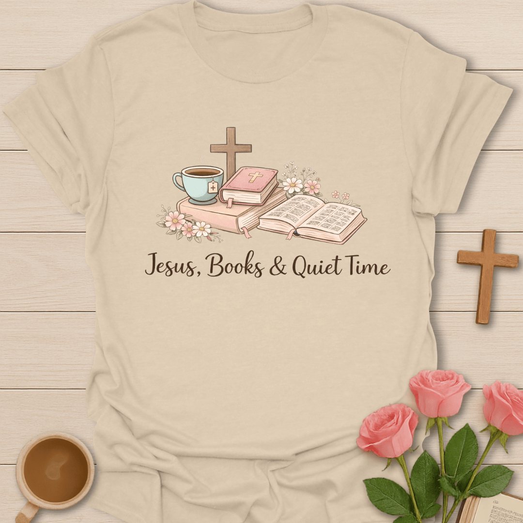 Jesus Books Quiet Time T-Shirt T-Shirt
