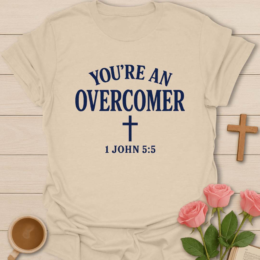 You're An Overcomer T-Shirt - Kozzy Co Natural / S