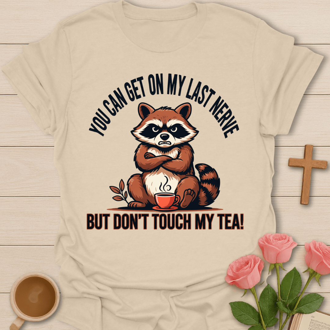 Grumpy Raccoon Tea T-Shirt