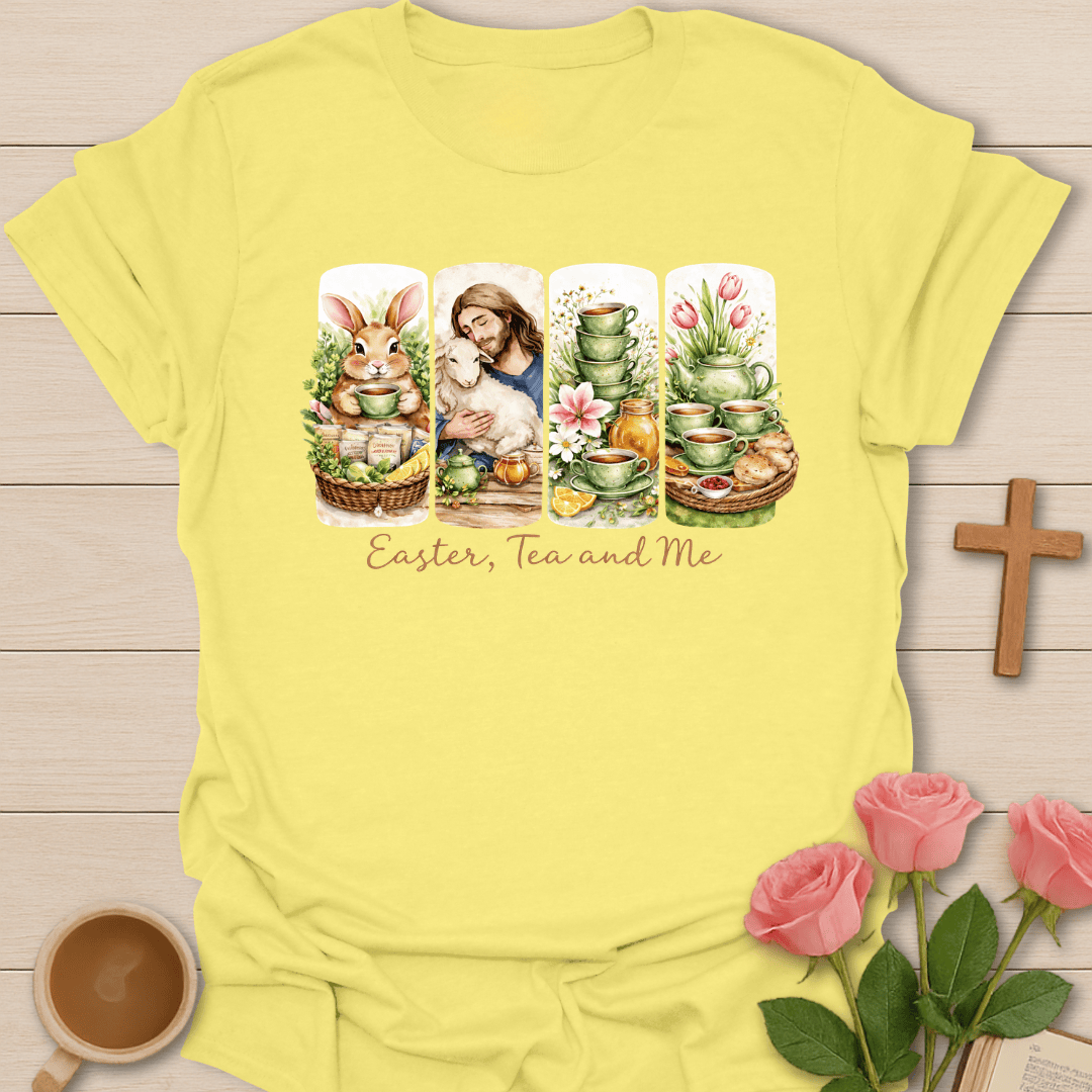 Easter, Tea & Me Spring  T-Shirt T-Shirt