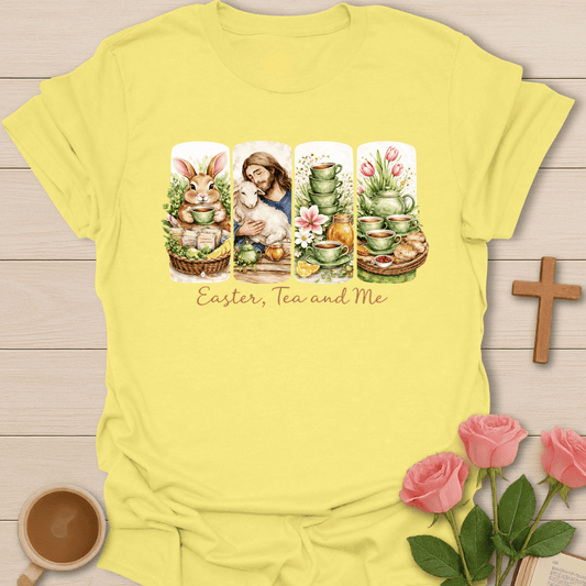 Easter, Tea & Me Spring  T-Shirt