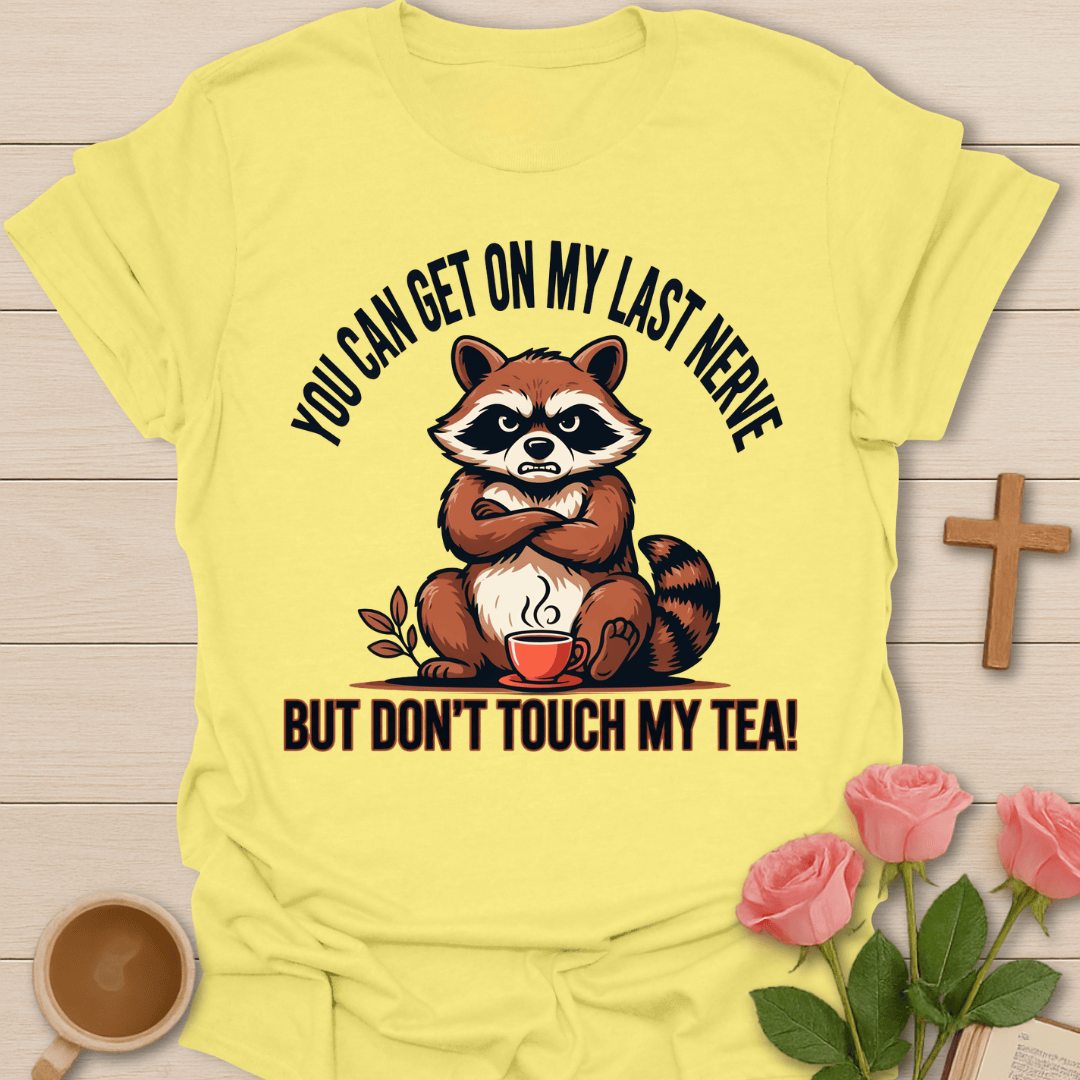 Grumpy Raccoon Tea T-Shirt