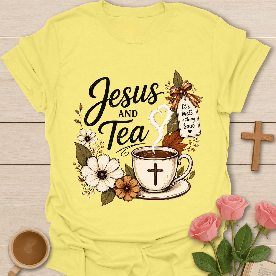 Jesus and Tea Blessings T-Shirt