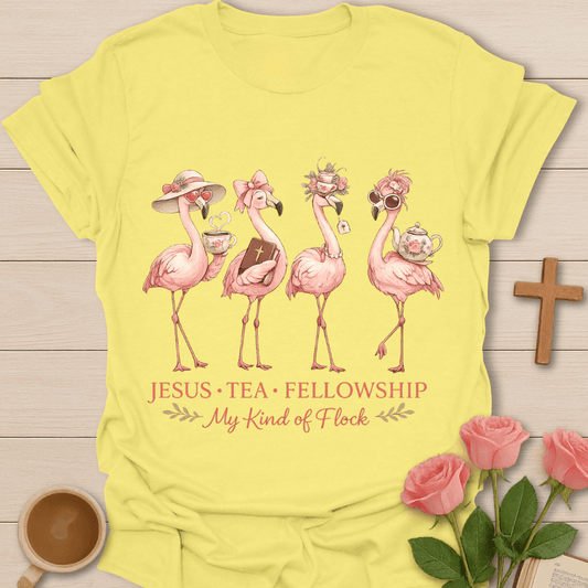 Jesus Tea Fellowship T-Shirt KozzyCo Christian and tea lover design