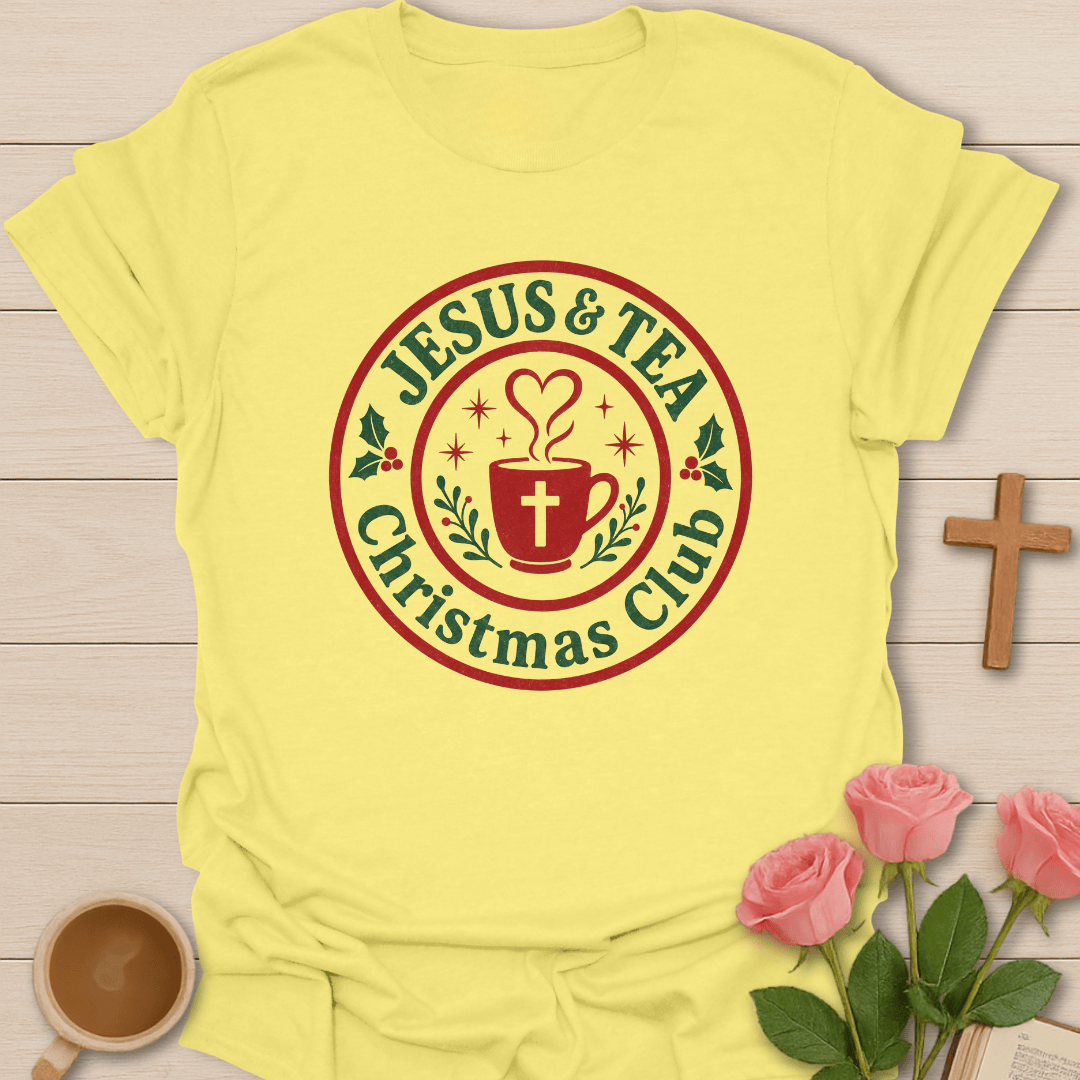 Jesus & Tea Christmas Club T-Shirt