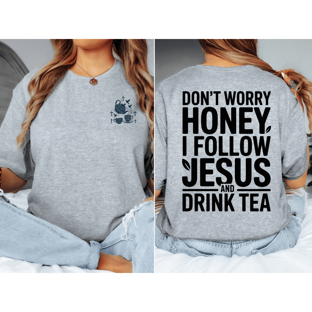 Jesus & Tea Calm Mind T-Shirt - Back T-Shirt