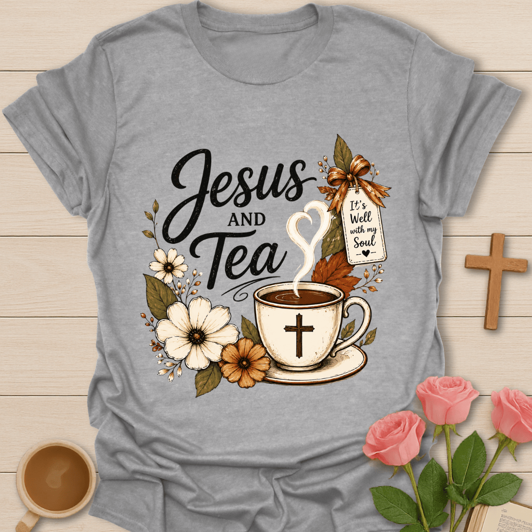 Jesus and Tea Blessings T-Shirt