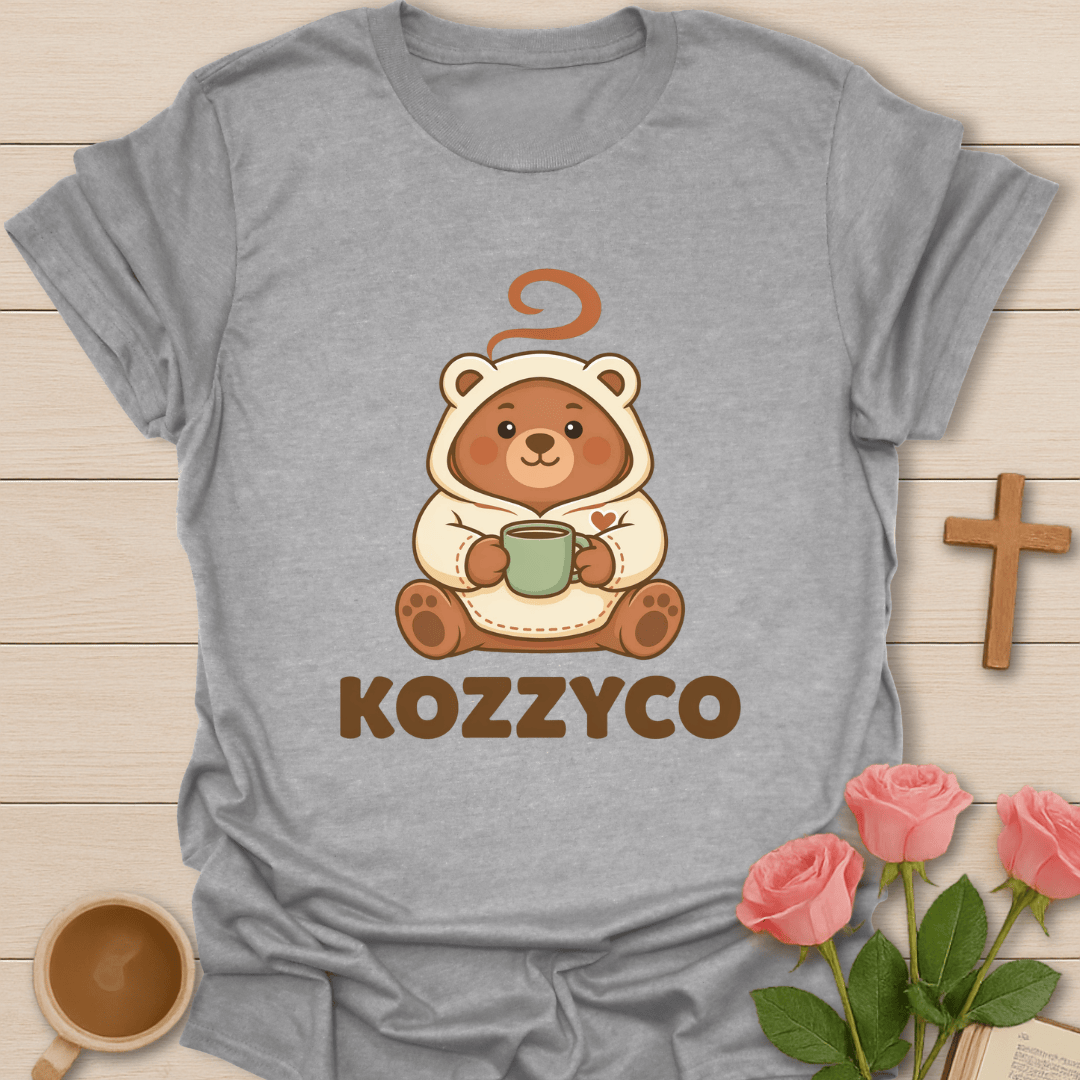 KozzyCo Tea Bear T-Shirt KozzyCo Christian and tea lover design