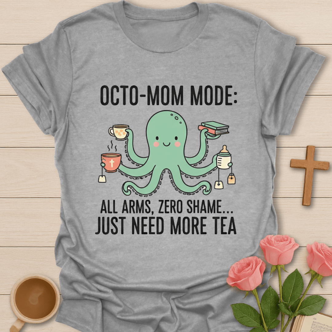 Octo-Mom Tea T-Shirt T-Shirt