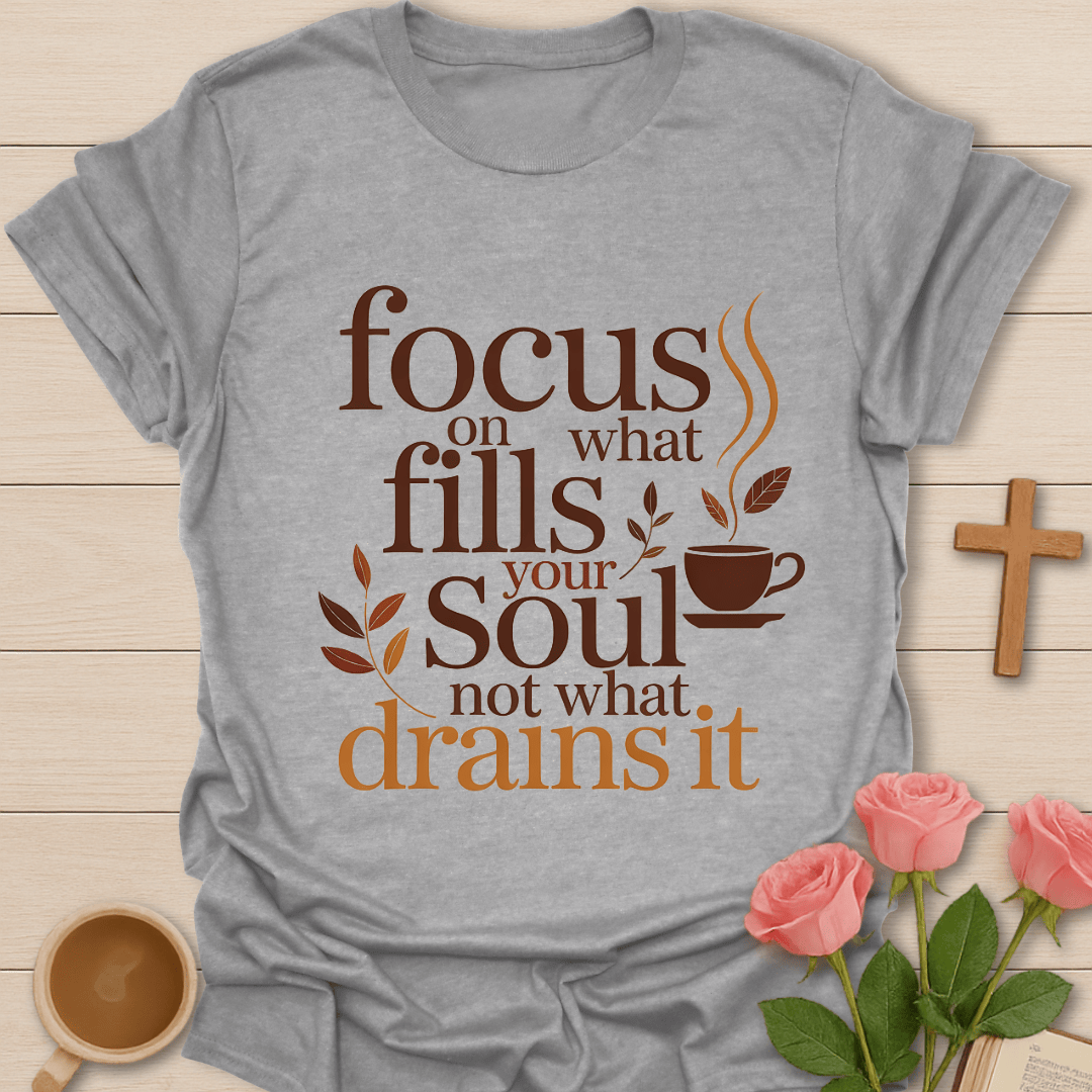 Faith Fills Soul Tea T-Shirt T-Shirt