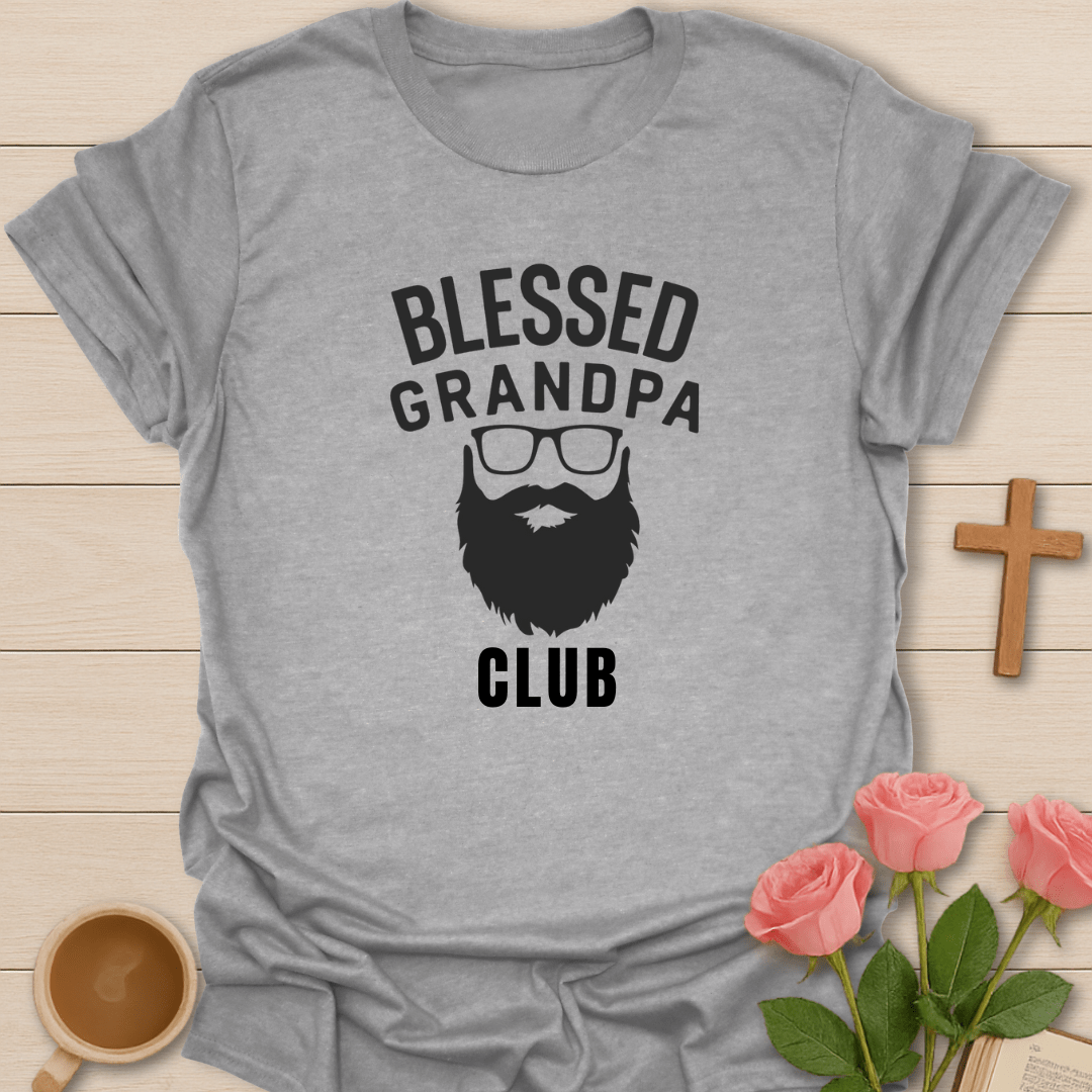 Blessed Grandpa Club T-Shirt
