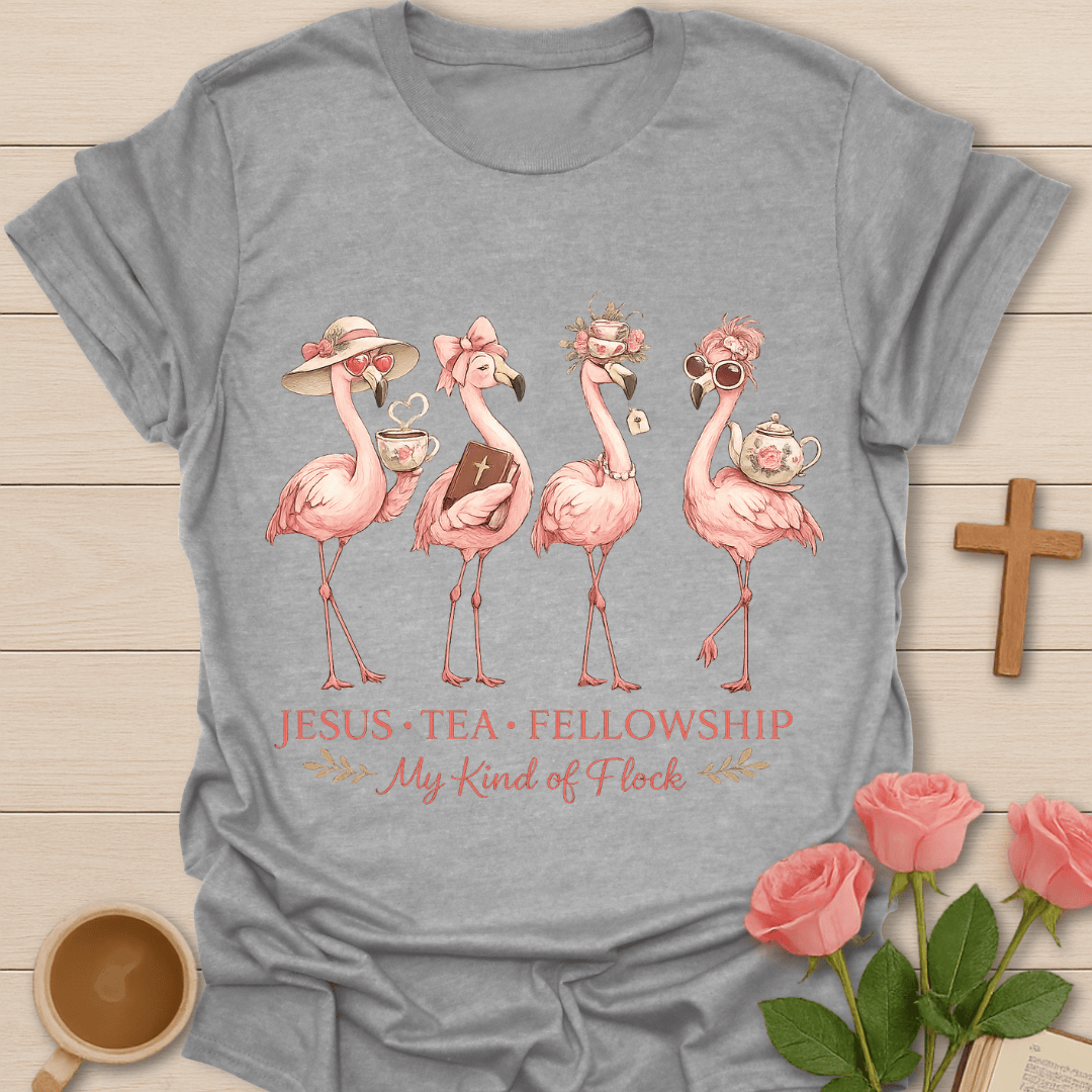 Jesus Tea Fellowship T-Shirt KozzyCo Christian and tea lover design