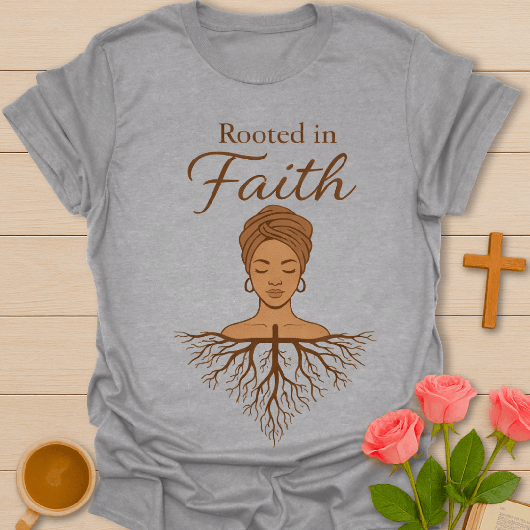 Afrohemian Rooted In Faith T-Shirt