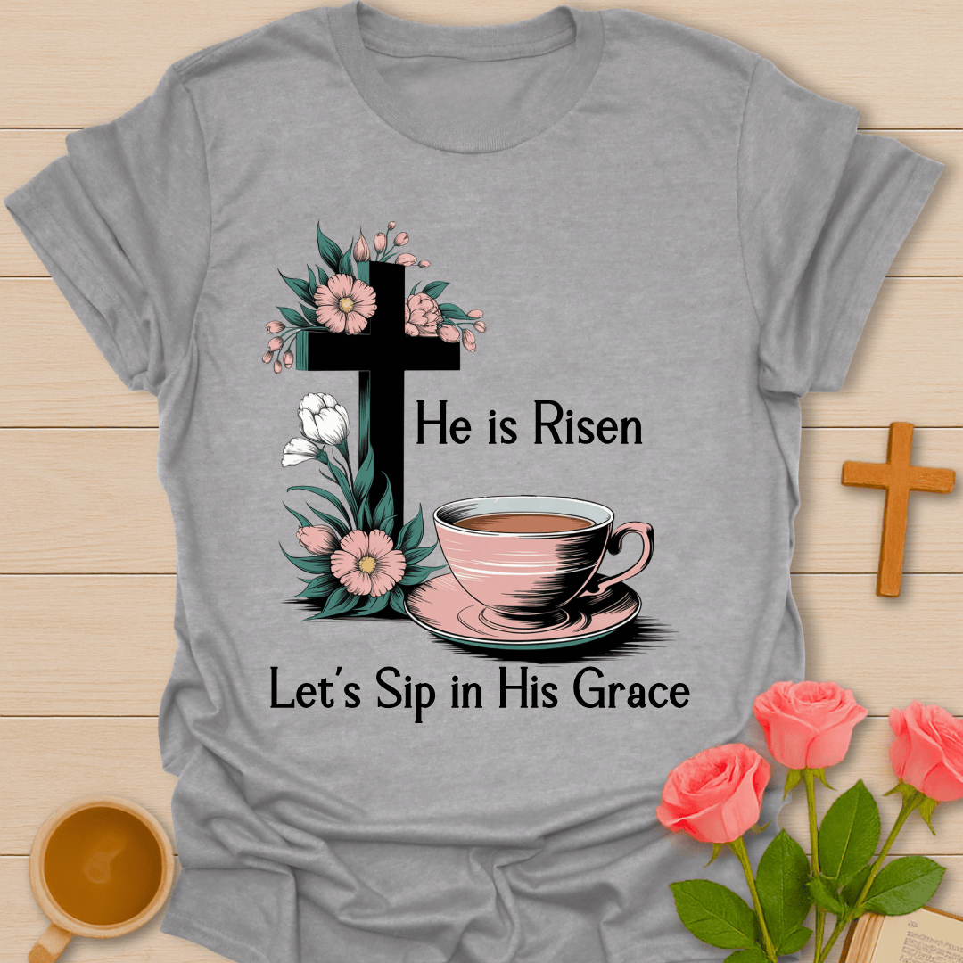 Grace & Tea Cross T-Shirt T-Shirt